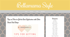 Desktop Screenshot of bellamamastyle.com